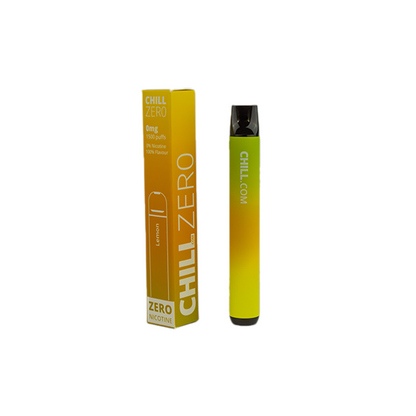 0mg Chill Zero Disposable Vape 1500 Puffs