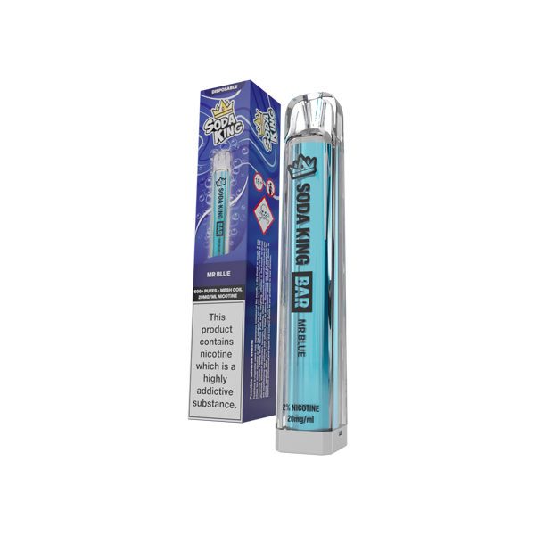 20mg Soda King Bar Disposable Vape Device 600 Puffs