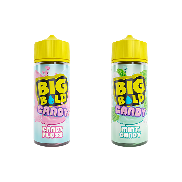 0mg Big Bold Candy Series 100ml Shortfill  (70VG/30PG)