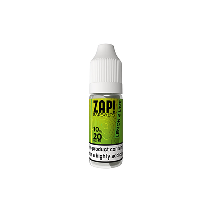 20mg ZAP! Bar Salts Nic Salt 10ml (50VG/50PG)