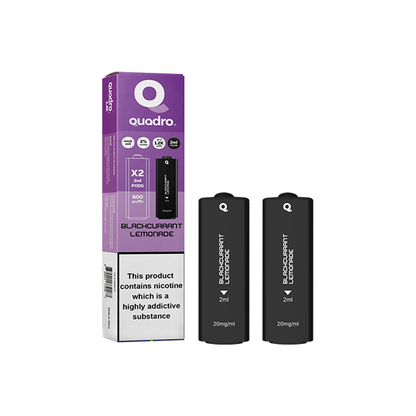 20mg Quadro 2.4k Replacement Pods - 2ml